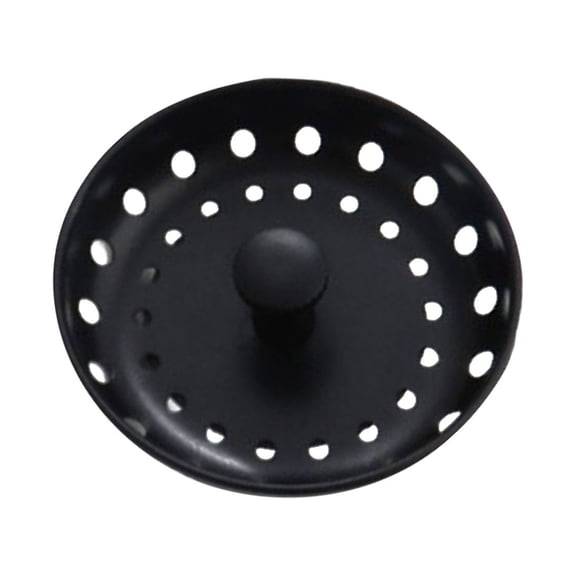 Fareti Kitchen Sink Drain Strainer and Stopper Stainless Steel Garbage Disposal Plug with Handle Universal Anti-Clogging Kitchen Sink Filter Sieve Basket Strainer