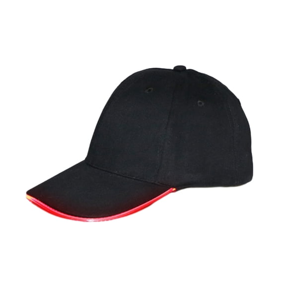 Fareti LED Hat Light Up Baseball Cap Flash Glow Party Hat Rave Accessories for Festival Club Stage Hip-hop Performance