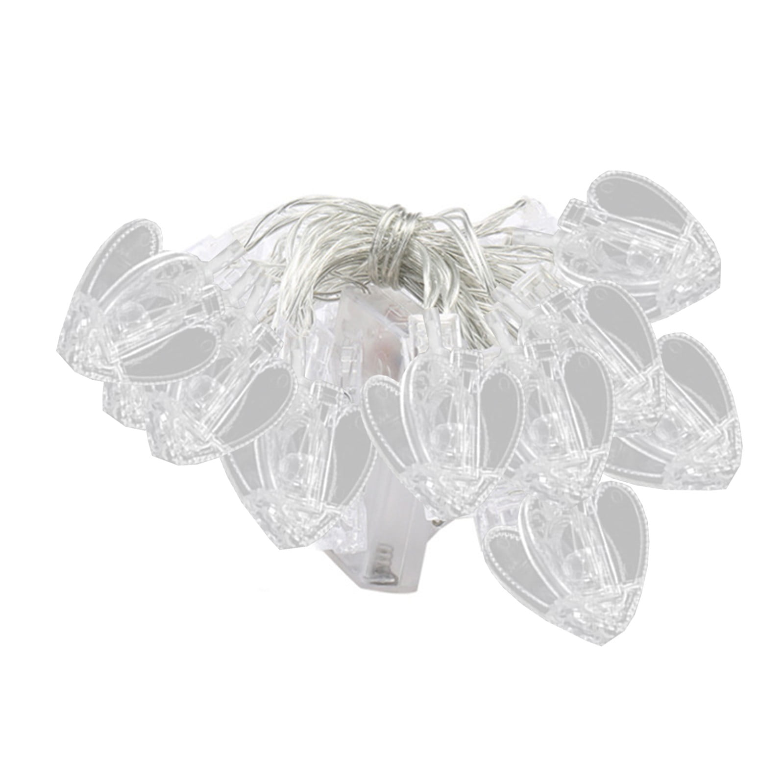 Simple Light Fall Background Fareti LED Photo Clip Light String, Room Background Wall Decoration ...