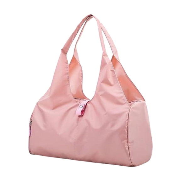 Fareti Large Capacity Dry Wet Separation Fitness Bag, Portable Nylon Travel Duffle with Shoe Compartment, Trolley Sleeve for Boarding Gym