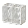 thumbnail image 1 of Fareti Large Capacity Iron Mesh Pen Storage Basket, Two Tier Stationery Organizer for Desk Office Study, Breathable Metal Holder for Pens Scissors, 4.9x3.9x2.6 Inch, 1 of 4