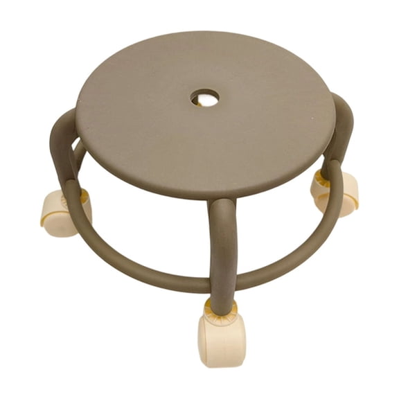 Fareti Low Height Rolling Stool with Wheels Heavy Duty Rolling Stools 360 Degree Rotating for Home Cleaning Garage Fix Stool Outdoor Office Working Flooring Cleaning