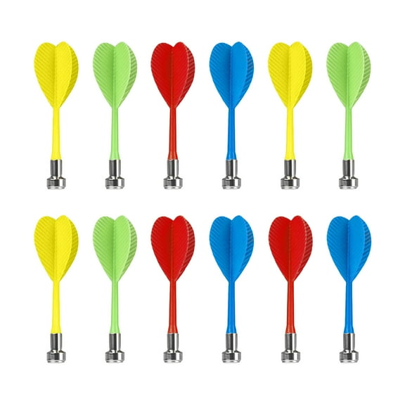 Fareti Magnetic Darts, Replacement Plastic Dart Game Safety Darts, Random Color