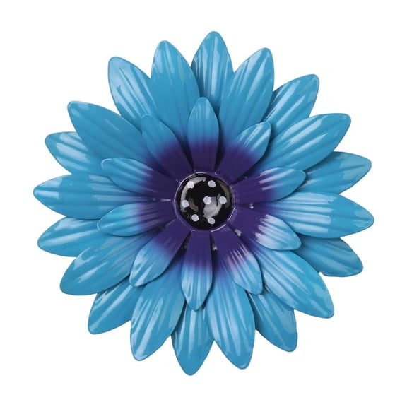 Fareti Metal Flower Wall Decor, Rustic Modern Daisy Flowers Outdoor Indoor Metal Wall Art Hanging Sculptures for Farmhouse Bathroom Kitchen Living Room Garden Patio