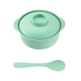 thumbnail image 1 of Fareti Microwave-Safe Straw Soup Bowl with Lid and Spoon, Plastic Rice Noodle Bowl Double Handles for Kitchen Dining Daily, 1 of 4