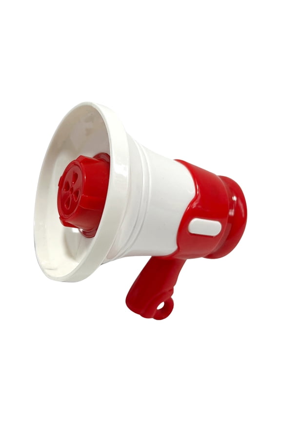 Mini Megaphone Toy Small Bullhorn Keychain, Portable Loud Speaker Mini Megaphone Speaker Sound Cheerleading Horn for Party Favors, Sound Noise Maker for Backpack Tags