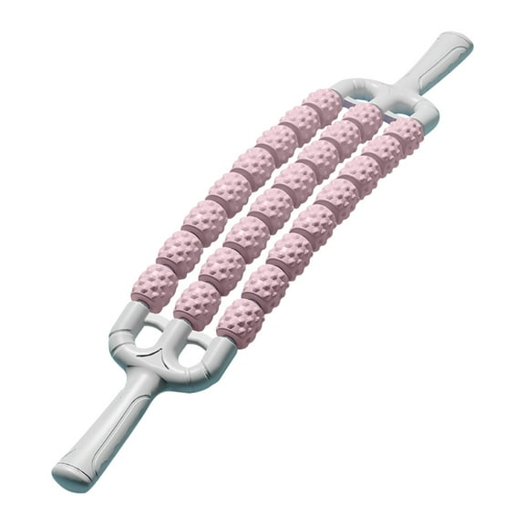 Fareti Muscle Roller Stick, Triplex Row Deep Tissue Massage Stick for Muscle Recovery, Portable Massage Roller for Legs, Calves and Back, Trigger Point Therapy for Athletes and Runners