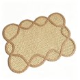 thumbnail image 1 of Fareti Paper Woven Placemat with Vintage Design, 45x30cm Heat Insulation Table Mat for Dining Table, 1 of 4