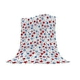 thumbnail image 1 of Fareti Patriotic American Flag Throw Blanket Stars and Stripes Plush Flannel Blanket for 4th of July Memorial Day Independence Day Red White Blue Couch Sofa Bed Blanket, 1 of 4
