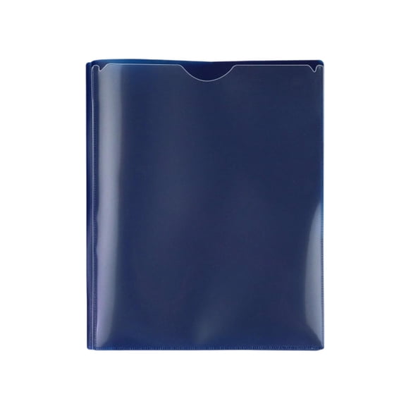Fareti Plastic Folders with Pockets 3 Hole Punched for 3 Ring Binder Poly Pocket Folders with 2 Pockets Heavy Duty File Folders for Office Letter Size