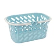 thumbnail image 1 of Fareti Plastic Openwork Storage Basket with Handle, Multi Purpose Bathroom Fruit Vegetable Organizer, Home Kitchen Bin for Toys Snacks, 1 of 4