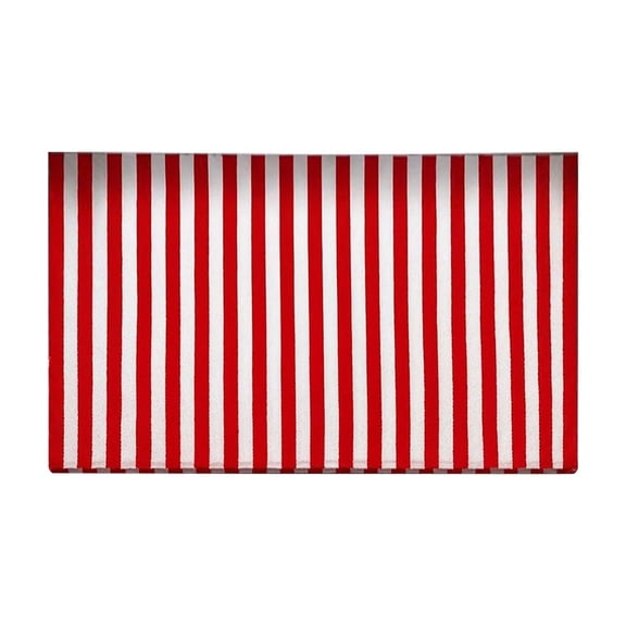 Fareti Red Blue White Striped Rug 31.5'' x 19.7'', Patriotic Outdoor Front Porch Door Mat Welcome Layering Rustic Rug 4th of July Doormat for Entryway Farmhouse Decor