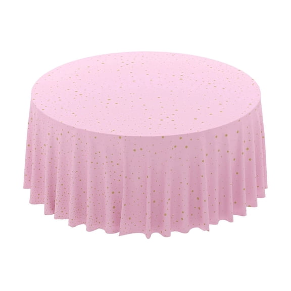 Fareti Round Sequin Tablecloth, Glitter Sparkly Table Cover for Small Cake Table or Overlay, Sequin Fabric Table Cloths for Wedding Birthday Party Decorations 47*47 in