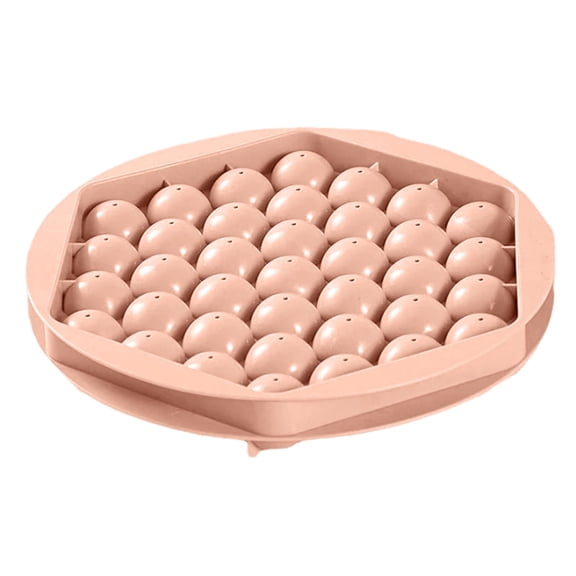 Fareti Silicone Ice Cube Mold, Easy-Release Round Ice Ball Maker for Whisky, Cocktails, Coffee, Homemade Freezer Tray