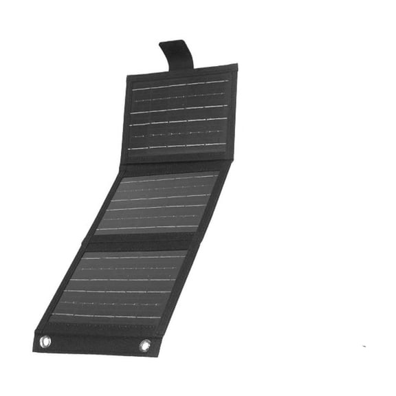 Fareti Solar Panel Charging 10W 5V, Solar Foldable Bag, Outdoor Portable Charging Panel for Mobile Phone or Mini Fan,with a USB Male