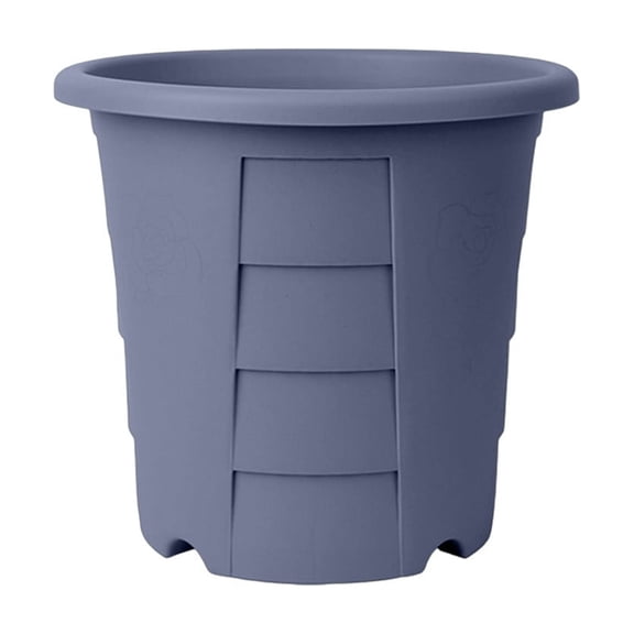 Fareti Thickened Plastic Plant Pot with Breathable Rhizome Pruning Design, Round Planter for Indoor Outdoor Houseplants, Prevents Root Rot