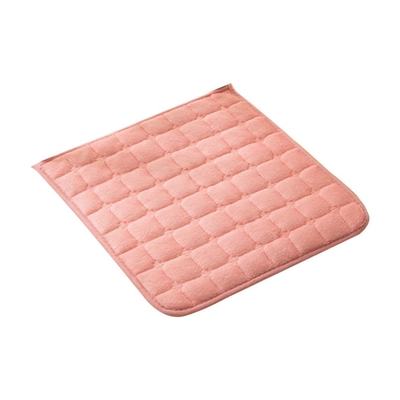Fareti Thin Square Chair Cushions for Dining, Kitchen Chair Pads with Ties, Indoor Seat Cushion for Home