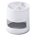 thumbnail image 1 of Fareti Toothbrush Holder,Toothbrush Holders for Bathrooms, 4 Slot Toothbrush and Toothpaste Holder Storage Caddy, Toothpaste Organizer for Shower, Countertop, 1 of 7