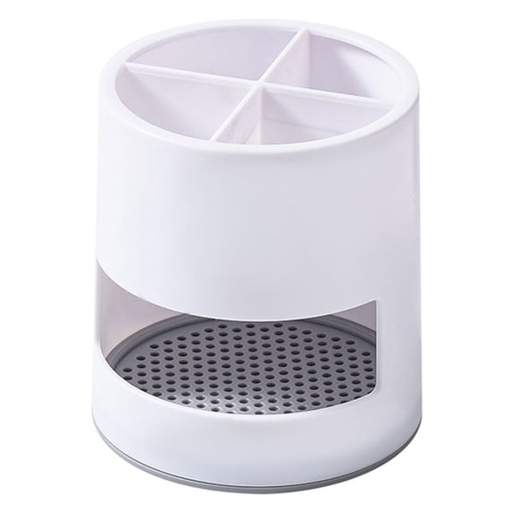 Fareti Toothbrush Holder,Toothbrush Holders for Bathrooms, 4 Slot Toothbrush and Toothpaste Holder Storage Caddy, Toothpaste Organizer for Shower, Countertop
