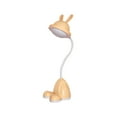 thumbnail image 1 of Fareti USB Desk Lamp with Pen Holder, Rechargeable LED Reading Light for Dormitory, Homework, Bedside, Flexible Gooseneck, Adjustable Brightness, 1 of 5