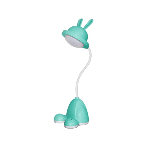 Fareti USB Desk Lamp with Pen Holder, Rechargeable LED Reading Light for Dormitory, Homework, Bedside, Flexible Gooseneck, Adjustable Brightness