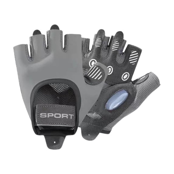 Fareti Ventilated Weight Lifting Gloves, Thick Padded Workout Gym Gloves with Full Palm Protection, Grip, Shock Absorption for Women & Men's Fitness Exercise Training