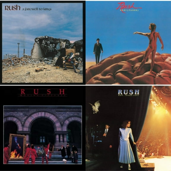 Farewell To Kings (180G) & Hemispheres (180G) & Moving Pictures (180G LP Vinyl/Dl Card) & Exit Stage Left (180G)