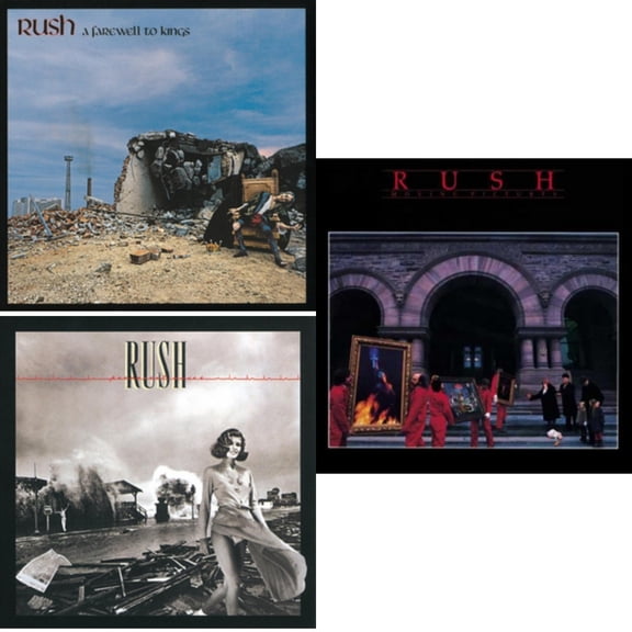 Farewell To Kings (180G) & Permanent Waves (180G) & Moving Pictures (180G LP Vinyl/Dl Card)