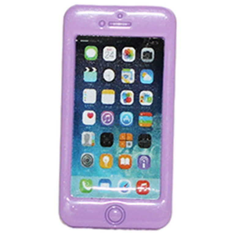 Farfi 1 12 Doll House Phone Model High Simulation Dollhouse Digital Product Mini Size Cellphone Miniature Model Dollhouse Accessories Purple