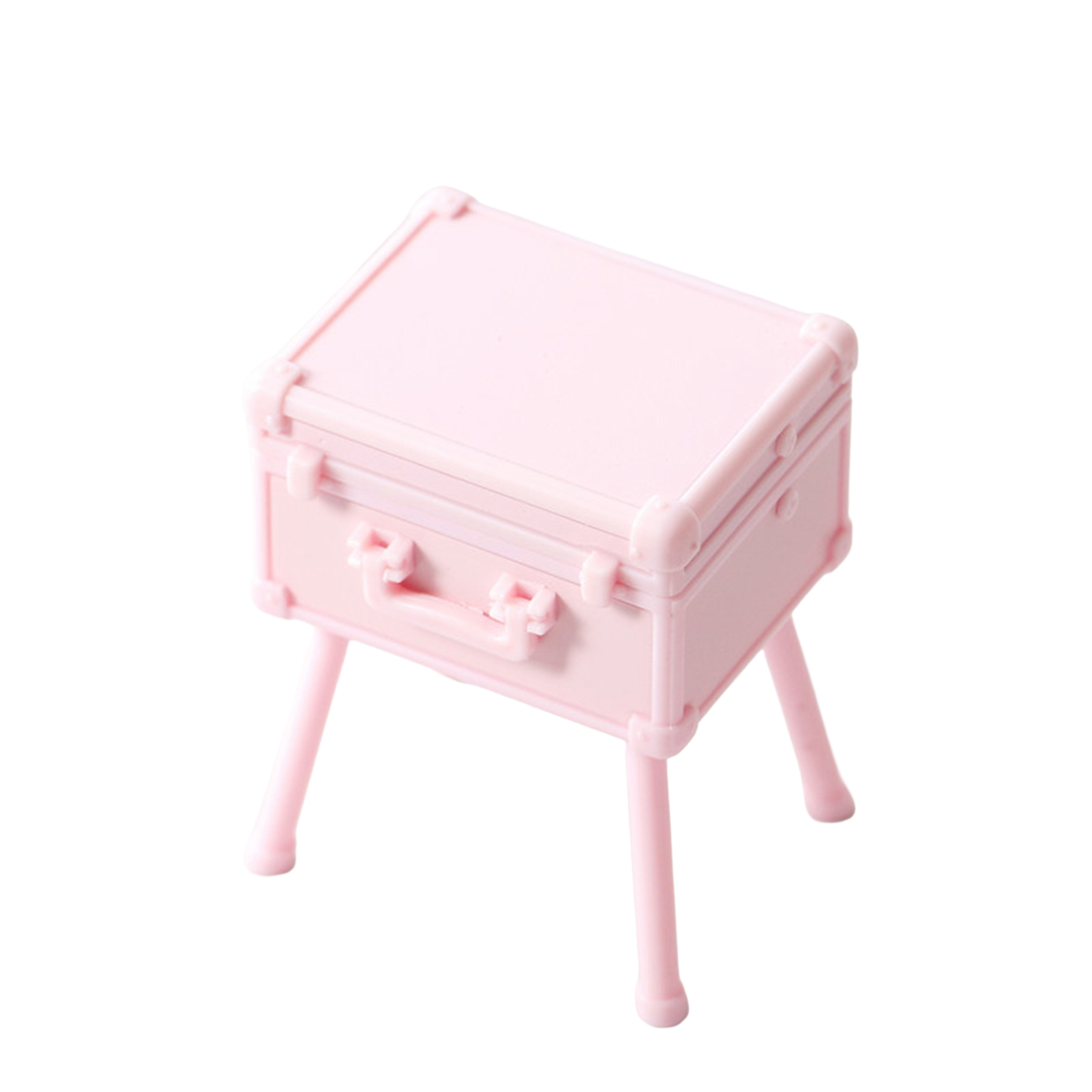 Farfi 112 Mini Makeup Box Smooth Surface Four Legs Small And Three