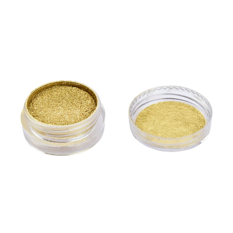 Farfi 1 Bottle Metal Powder Easy to Use Skin-friendly 4 Color Creative  Pigments Mica Powder for Handicraft (Golden,S)