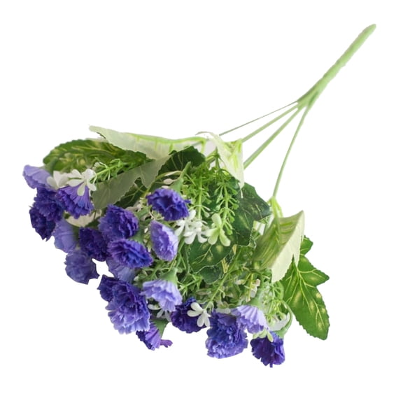 Farfi 1 Bouquet 25 Heads Lilac Artificial Flower Plant Wedding Centerpieces Home Decor (Purple)