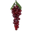 thumbnail image 1 of Farfi 1 Bunch Fake Grape Artificial Plastic Lifelike Faux Fruit Home Garden Wall Decor (Purple), 1 of 13