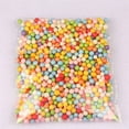 thumbnail image 1 of Farfi 1 Pack Mini Filter Foam Beads Balls Arts Crafts Supplies DIY Decorative Beads (Multicolor Floam Beads Balls), 1 of 10