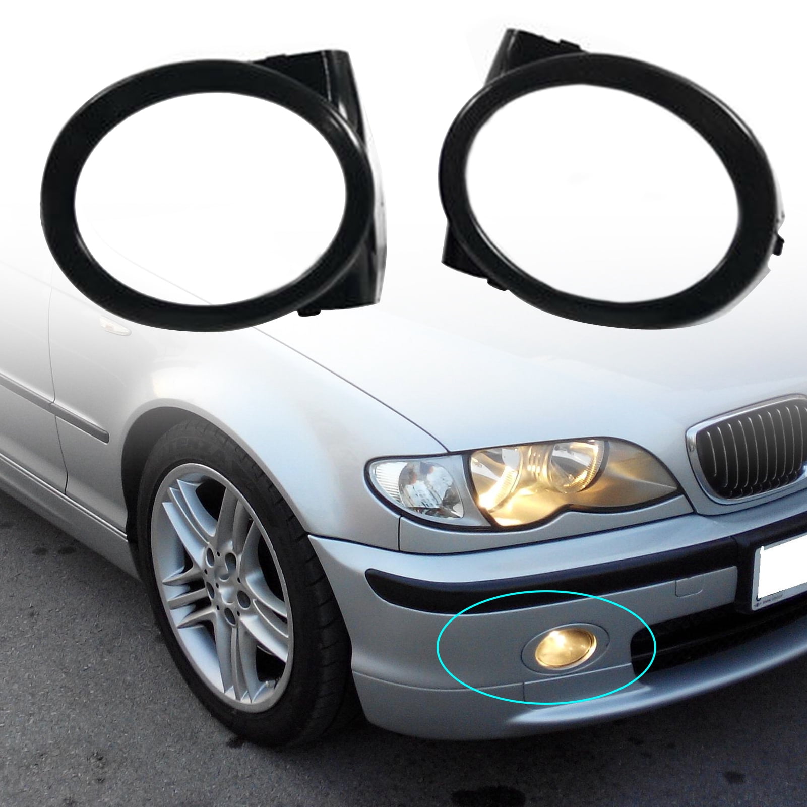 Farfi-1-Pair-Fog-Light-Cover-