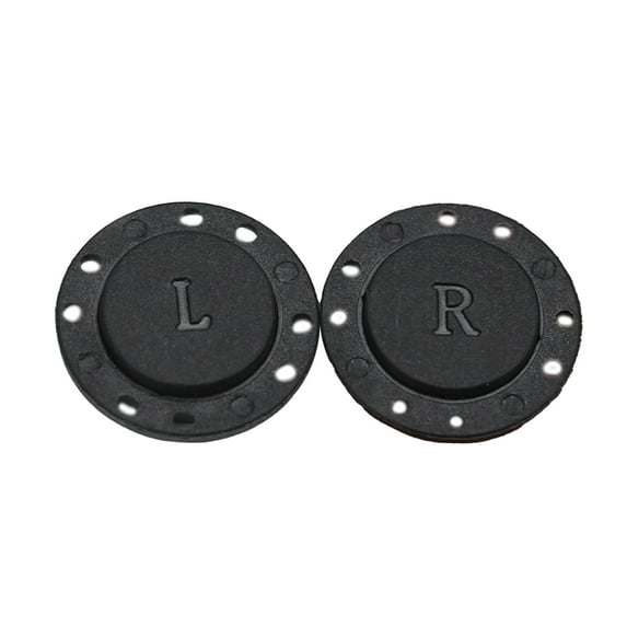Farfi 1 Pair Magnetic Snaps Clasps Invisible 8-holes Design Strong Suction Magnetic Clothing Buttons for Coat (Black,22 mm)