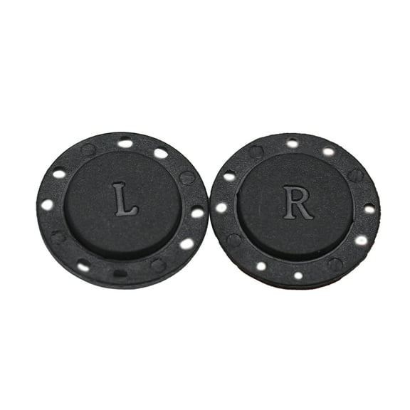 Farfi 1 Pair Magnetic Snaps Clasps Invisible 8-holes Design Strong Suction Magnetic Clothing Buttons for Coat (Black,22 mm)