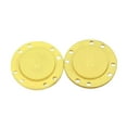 thumbnail image 1 of Farfi 1 Pair Magnetic Snaps Clasps Invisible 8-holes Design Strong Suction Magnetic Clothing Buttons for Coat (Yellow,22 mm), 1 of 13