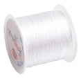 thumbnail image 1 of Farfi 1 Roll Braided Thread Flexible Beautiful 3 Strands Universal Sewing Embroidery Crochet Thread for Quilting (White), 1 of 13