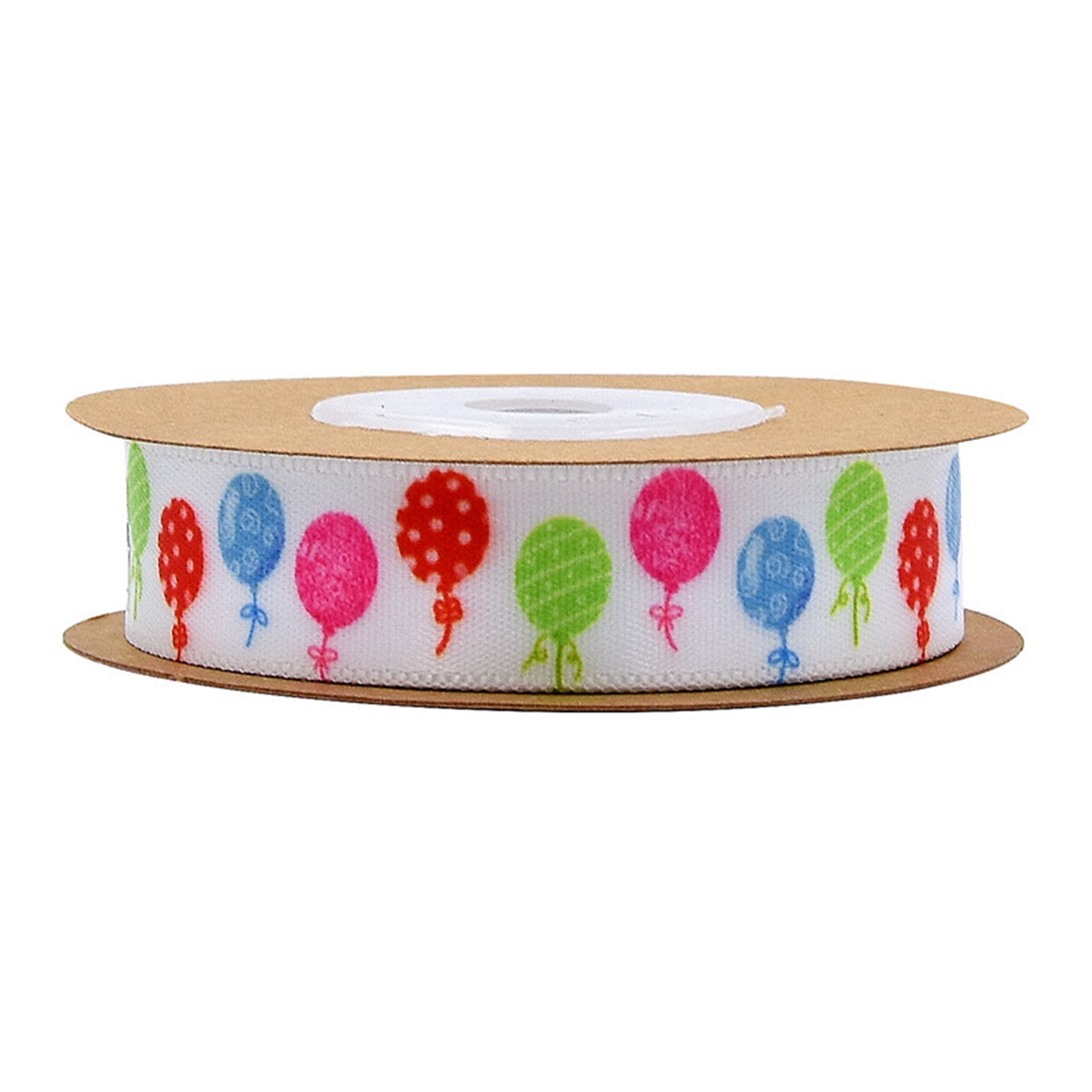 Birthday Function Ribbon Farfi 1 Roll Happy Birthday Ribbon Multi-purpose Festive Colorful HAPPY ...