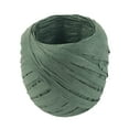 thumbnail image 1 of Farfi 1 Roll Paper Ribbon Wear-resistant Multi-Purpose 17 Colors Raffia Ribbon Paper Rope for Gift (Army Green), 1 of 13