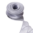 thumbnail image 1 of Farfi 1 Roll Ribbon Soft Floral Bouquets Packaging Nylon Yarn Ribbon DIY Gift Packaging Ribbon for Crafts Bow Wreaths Decoration (Grey), 1 of 13