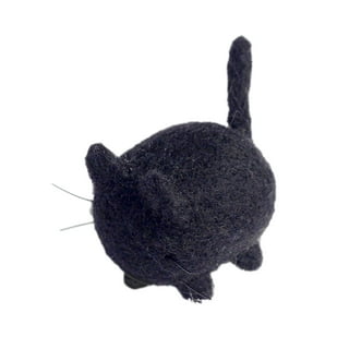 Cat Wool Needle Felt Toy Doll Wool Felting Poked Kit Decorat DIY