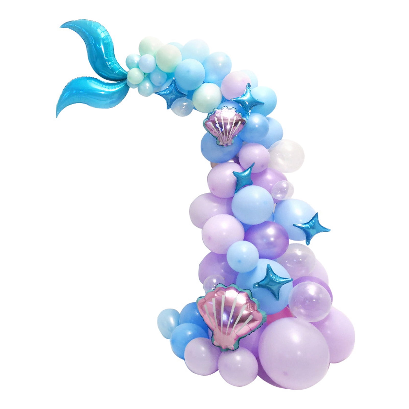 Farfi 1 Set Balloon Set with Four-pointed Star Romantic Emulsion ...