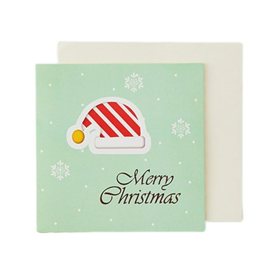Farfi 1 Set Greeting Card Ultra Clear Pattern Colorful Beautifully Foldable Decorative Easy to Write Bright-colored Folding Birthday Card for Party (Type I)