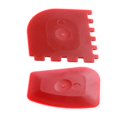 thumbnail image 1 of Farfi 1 Set Grill Pan Scraper Non-slip Fadeless PC Dishwasher Safe Pan Cleaning Scraper for Glass (Red), 1 of 13
