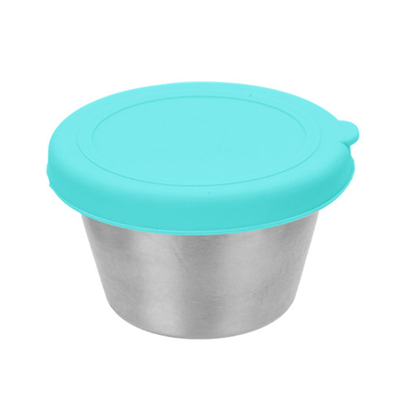 Farfi 1 Set Salad Dressing Container with Silicone Lid Leak-proof