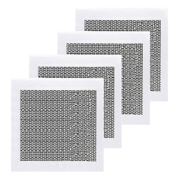 Farfi 1 Set Wall Repair Patch Kit Self Adhesive Strong Stickiness Aluminum 2/4/6/8 Inch Wall Patch Hole Fixer Repair Kit for Office (15cm)