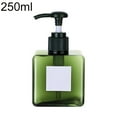 thumbnail image 1 of Farfi 100/150/250ml Home Shower Shampoo Lotion Empty Refillable Pump Dispenser Bottle (Atrovirens,250ml), 1 of 13