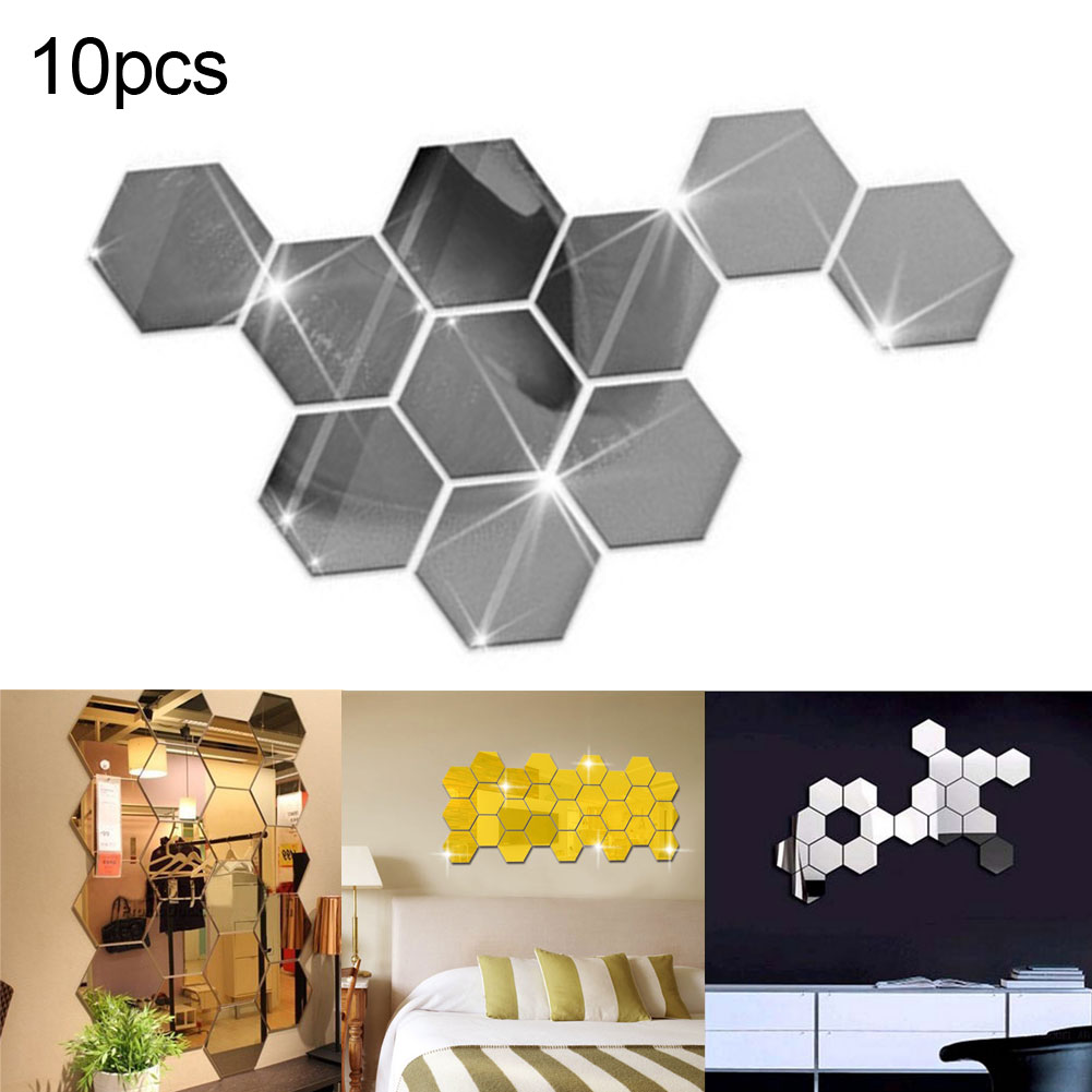 Set of mirrored 3D-stickers - butterflies, stars or hexagons - .  Gift Ideas